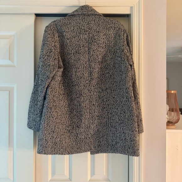 H&M Double-Breasted Herringbone Coat – XS - Picture 2 of 2